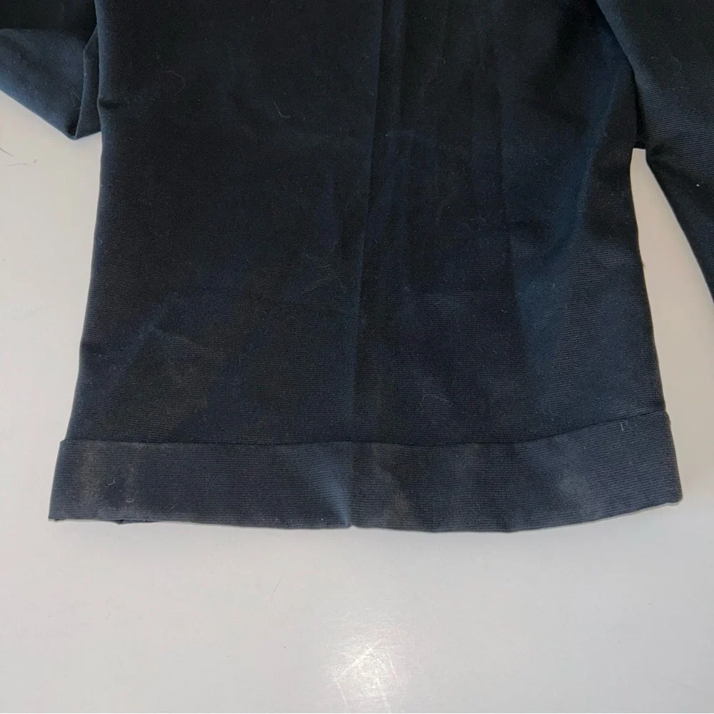 NWT Greg Norman mens HUSKY STOCKY sizing black‎ cuffed dress pants size W60, L30